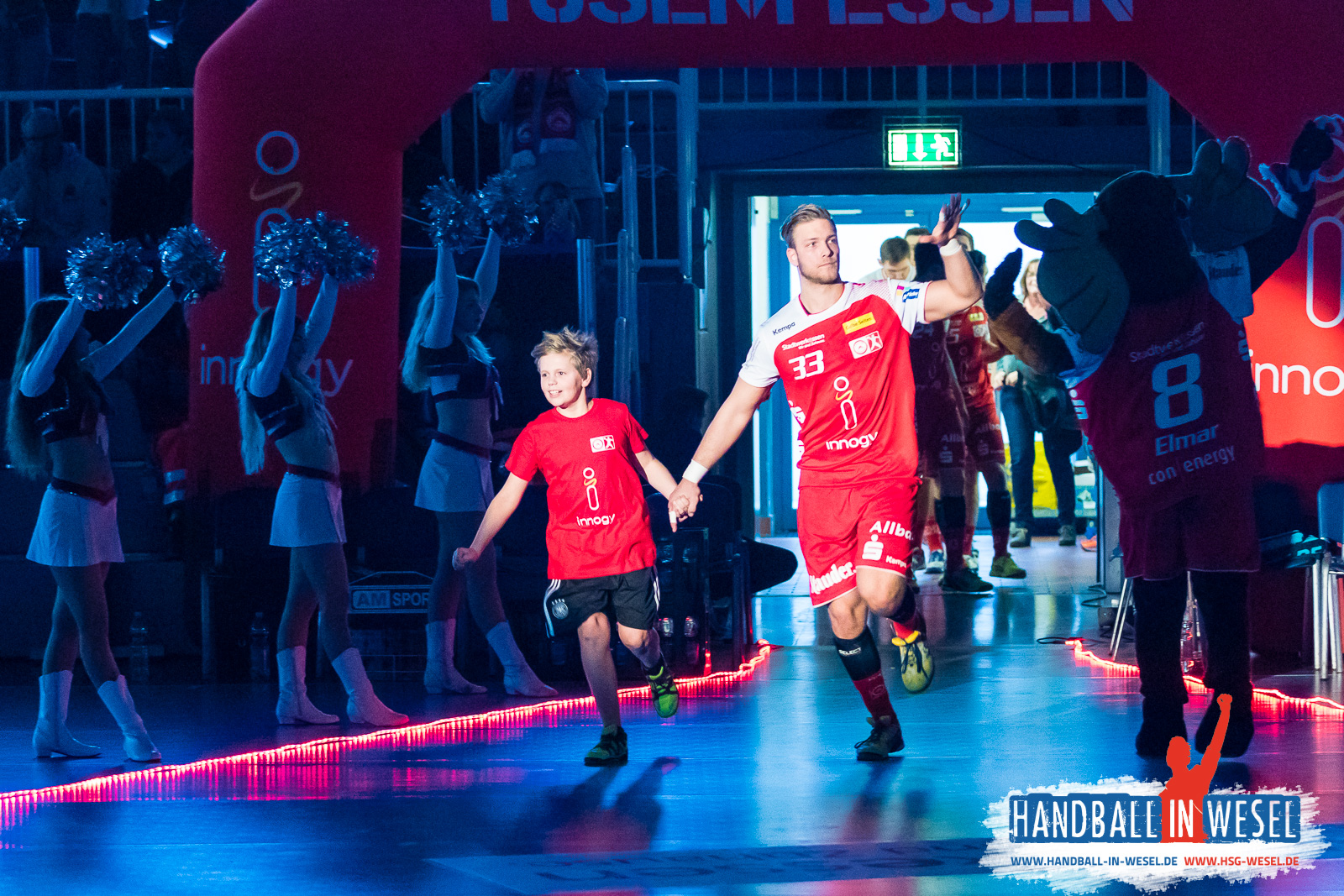 HSG Wesel E-Jugend / Einlaufkids TUSEM Essen 2017